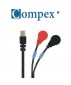 Compex Wire-Kabel 8P Snap